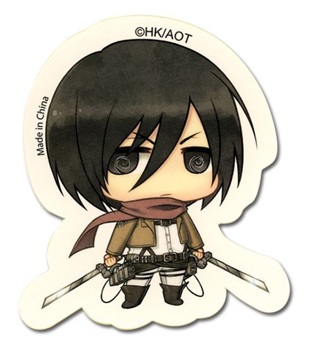 Attack On Titan | Mikasa Ackerman (Chibi) | Sticker