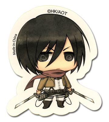 Attack On Titan | Mikasa Ackerman (Chibi) | Sticker