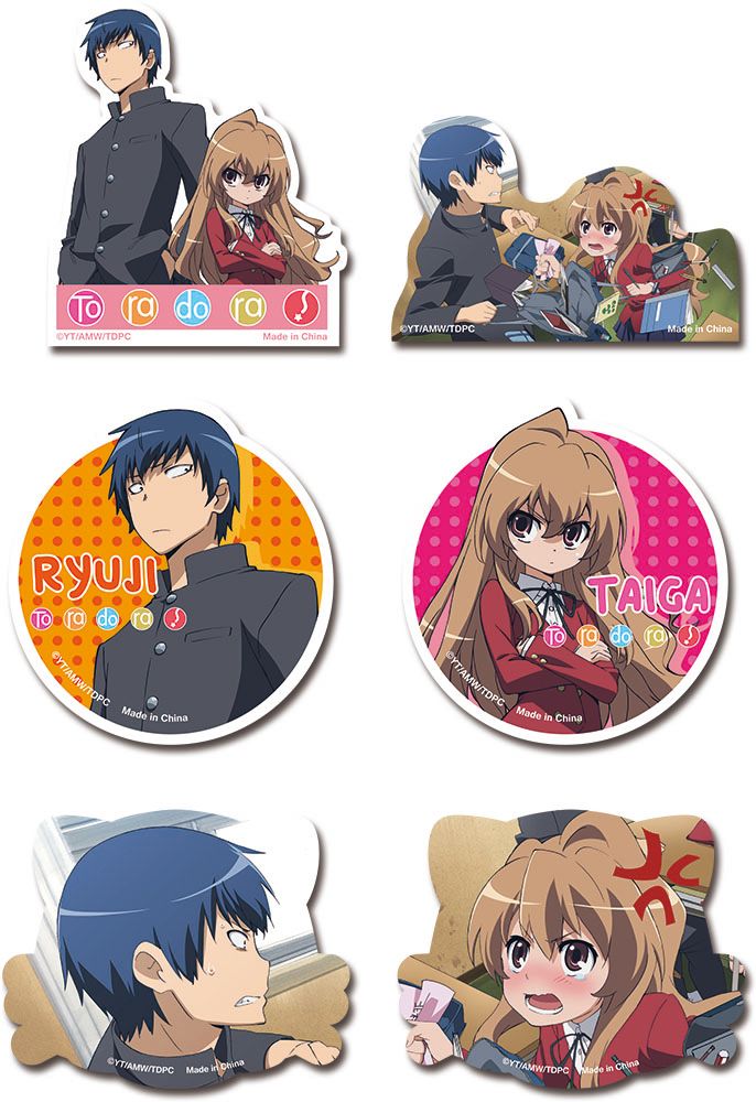 Toradora | Taiga & Ryuuji | Die-Cut Sticker Set