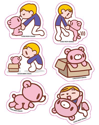 Gloomy Bear | Gloomy Bear | Die-Cut Sticker Set