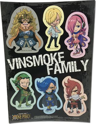 One Piece | Vinsmoke Family (Chibi) | Group Sticker