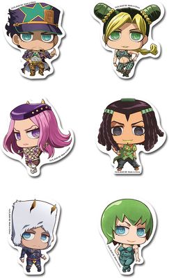 JoJo's Bizarre Adventure: Stone Ocean | Character Group (Chibi) | Die-Cut Sticker