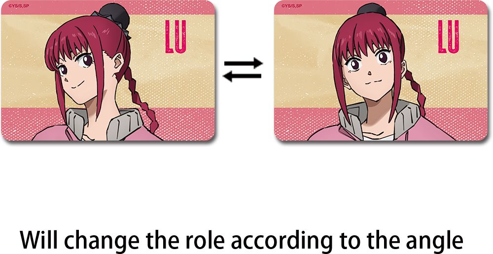 Sakamoto Days | Lu | 6.7'' 3D Lenticular Car Decal