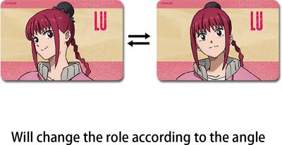 Sakamoto Days | Lu | 6.7'' 3D Lenticular Car Decal