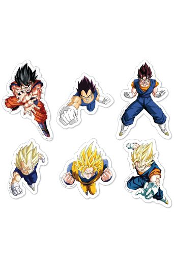Dragon Ball Z | Main Characters | Die-Cut Sticker Set
