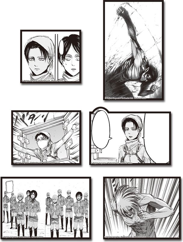 Attack On Titan - Manga | Vol 5 | Die-Cut Sticker Set