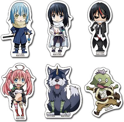 That Time I Got Reincarnated As A Slime | Group (Chibi) #4 | Sticker Set