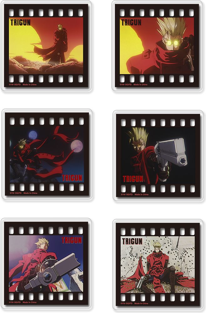 Trigun | OP Screenshot | Transparent Die-Cut Sticker Set