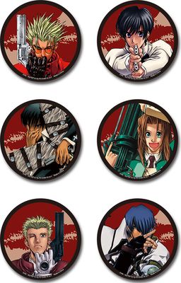Trigun | Main Character | Die-Cut Sticker Set