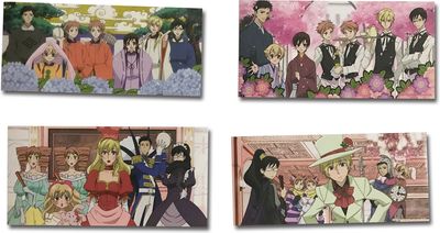Ouran Host Club | Host Club Members - Costumes | 4-PC Sticker Set