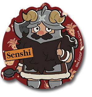 Delicious in Dungeon | Senshi (Chibi) - Food Background | Die-Cut Sticker