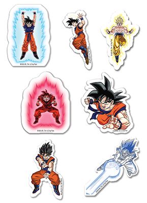 Dragon Ball Z | Goku Son | Puffy Sticker Set