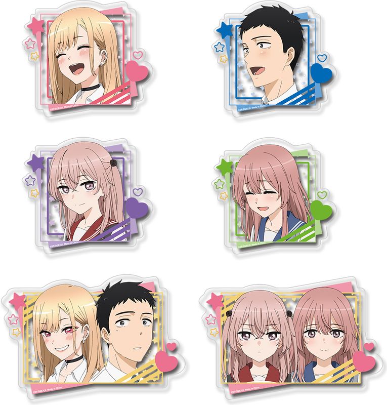 My Dress-Up Darling | Character - Smiling | Transparent Sticker Set