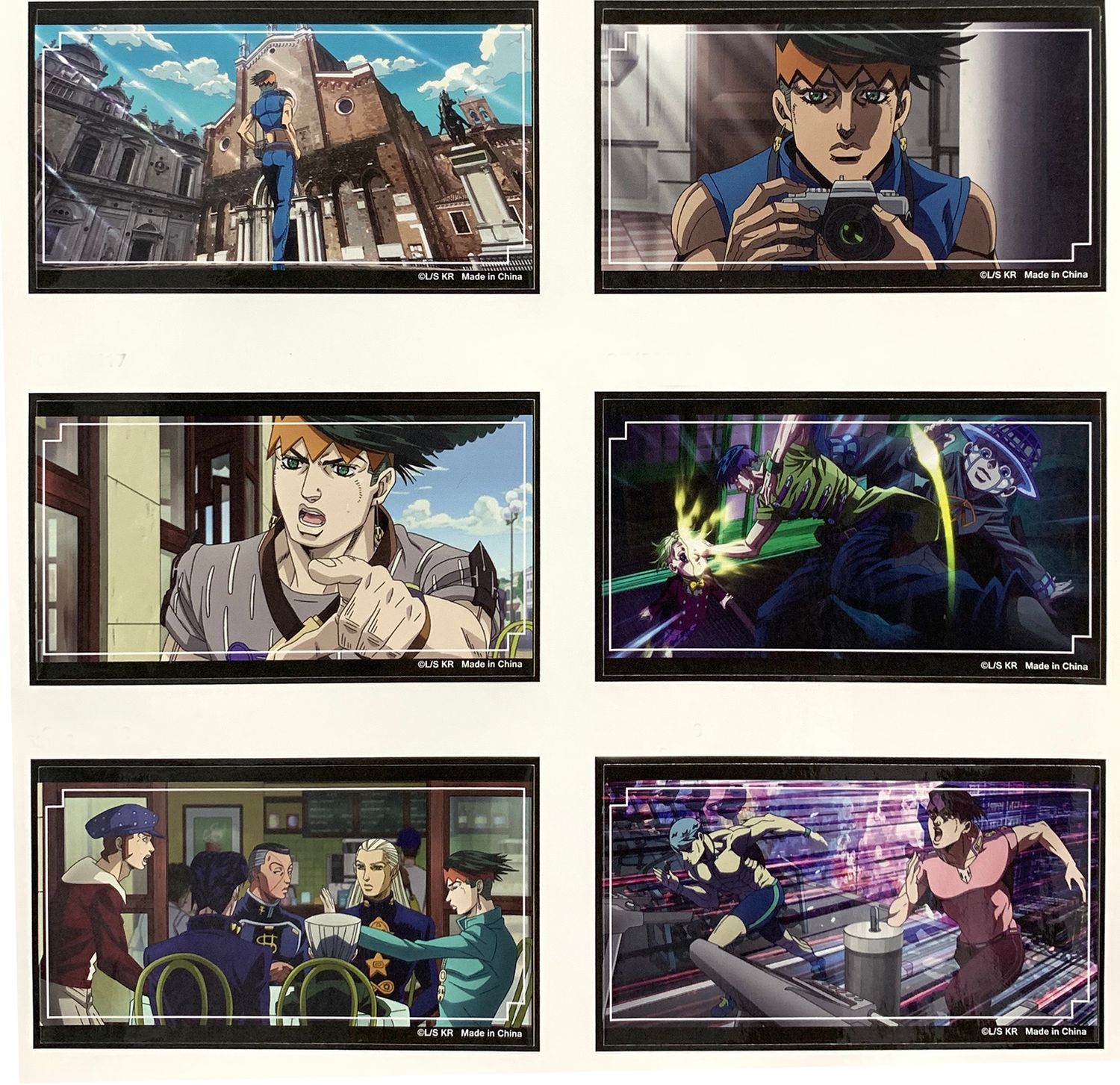JoJo's Bizarre Adventure | Kishibe Rohan - Screenshot | Die-Cut Sticker Set