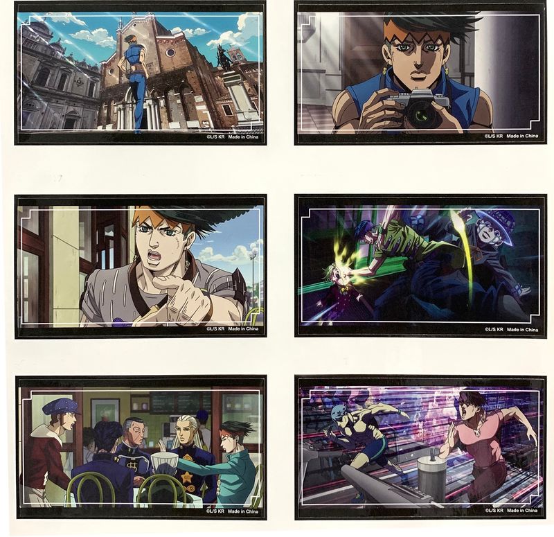 JoJo's Bizarre Adventure | Kishibe Rohan - Screenshot | Die-Cut Sticker Set