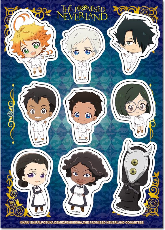 The Promised Neverland | Characters (Chibi) | Sticker Set