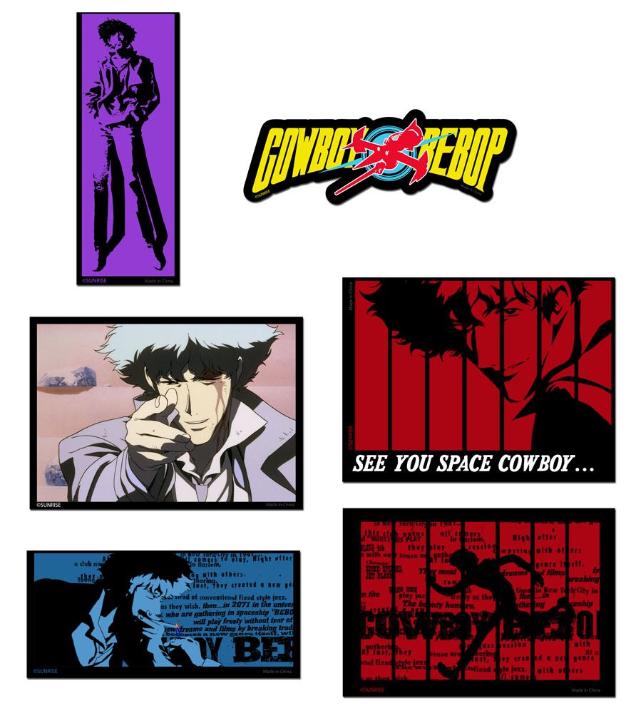 Cowboy Bebop | Spike Spiegel - Screenshots | Die-Cut Sticker Set