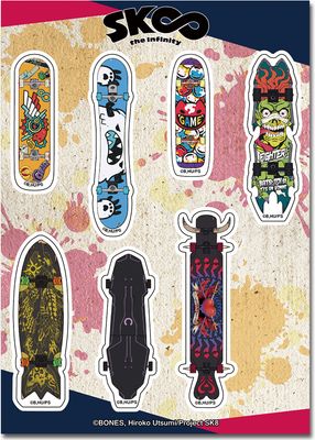 Sk8 The Infinity | Skateboard | Sticker Set