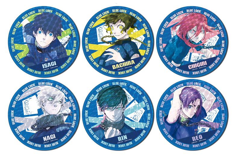 Blue Lock - Manga | Main Characters - Cover Art | Holographic Die-Cut Sticker
