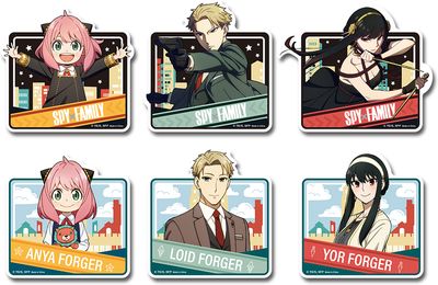 Spy X Family | Forger Family - In The City | Die-Cut Sticker Set