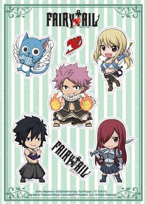 Fairy Tail - S7 | Group (Chibi) | Sticker Set