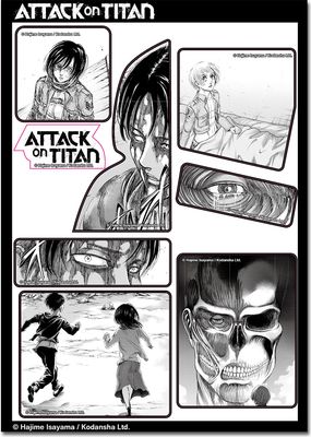 Attack On Titan - Manga | Vol.21 - Manga Panels | 7-Pc Sticker Sheet
