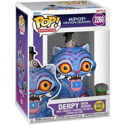 KPop Demon Hunters | Derpy & Sussie | Glow-In-The-Dark Funko Pop Figurine