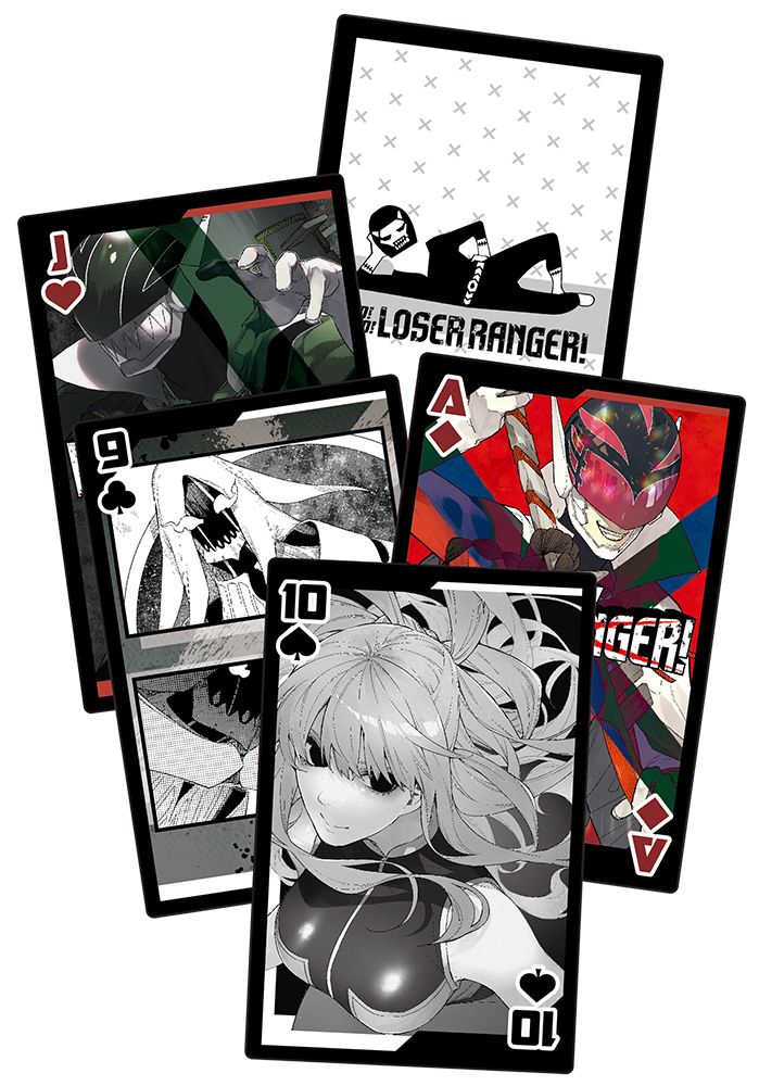 Go Go Loser Ranger - Manga | Main Characters - Screenshots | Playing Cards