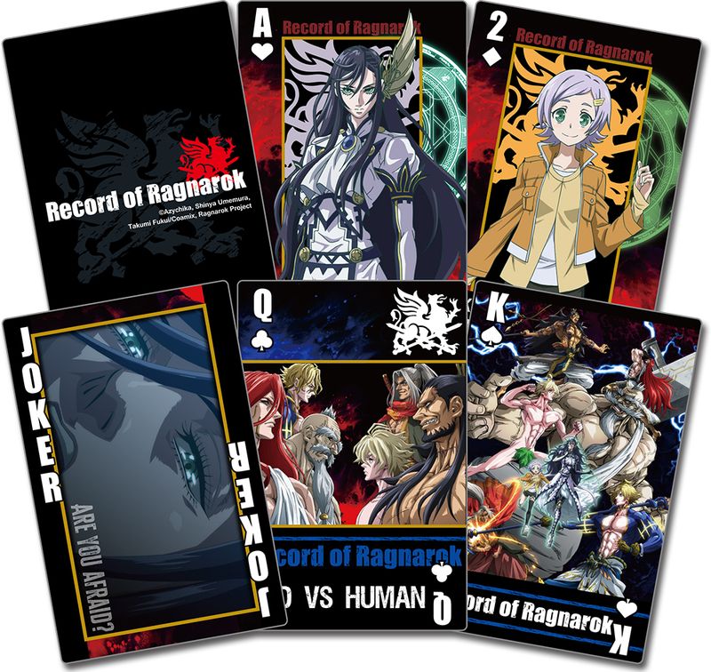 Record Of Ragnarok | Main Characters | Playing Cards
