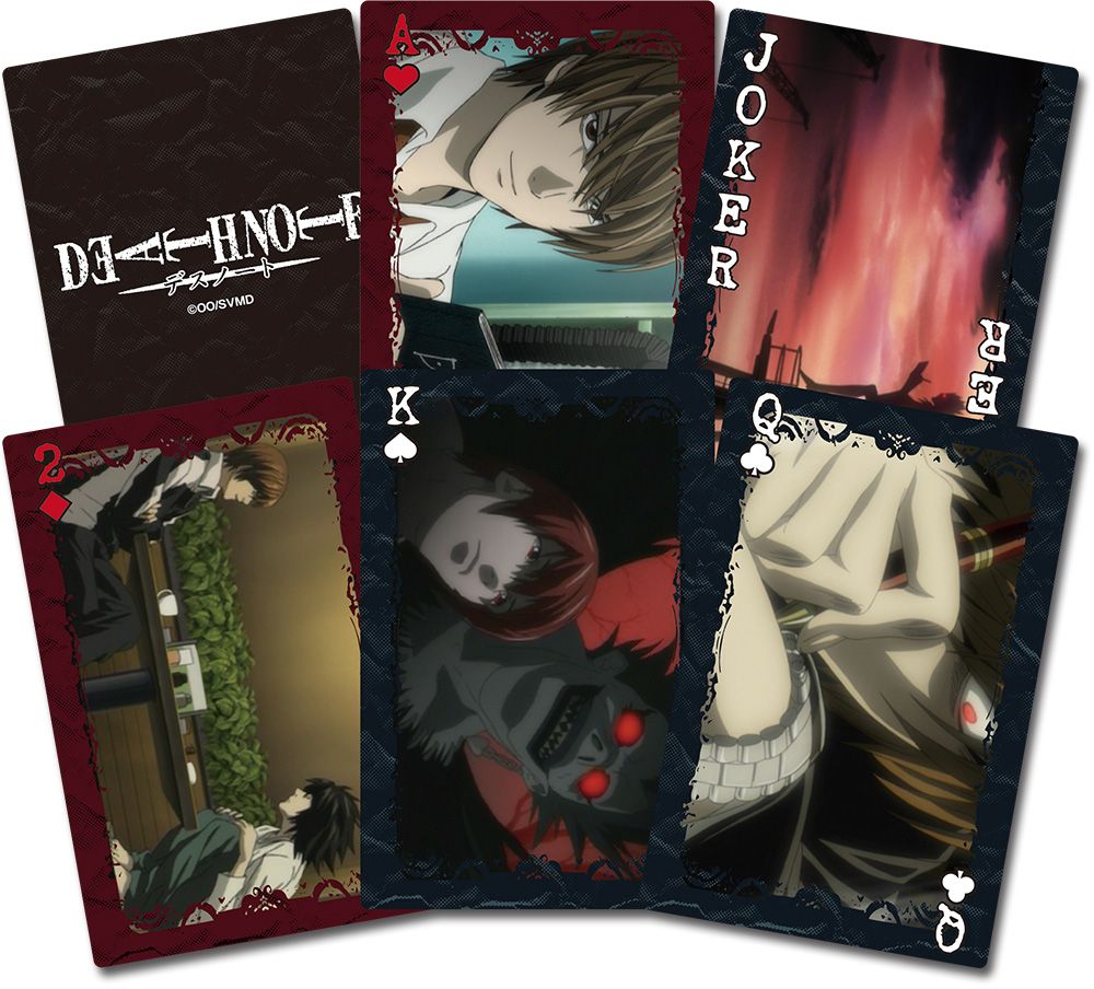 Death Note | Main Characters - Screenshots | Playing Cards
