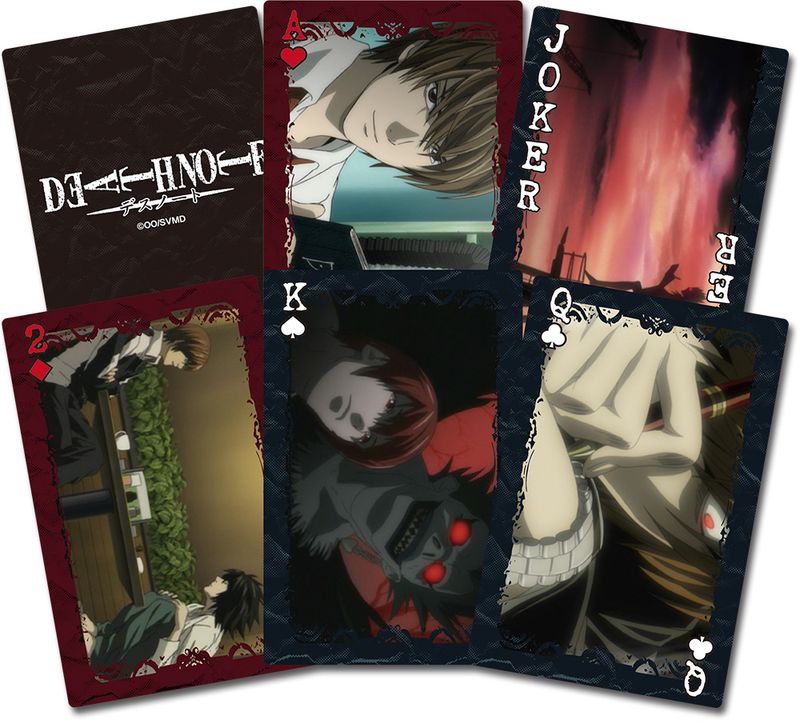 Death Note | Main Characters - Screenshots | Playing Cards