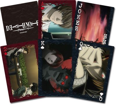 Death Note | Main Characters - Screenshots | Playing Cards