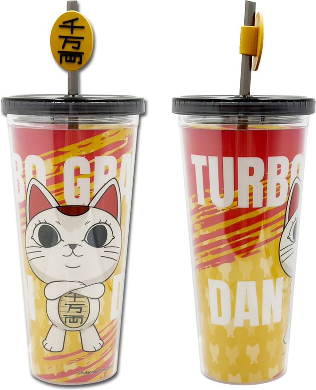 Dandadan | Turbo Granny (Cat Doll Form) | Tumbler With Straw & Charms