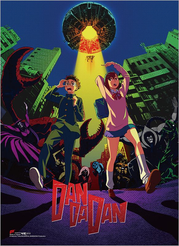 Dandadan | Main Characters - UFO Key Art | Wall Scroll