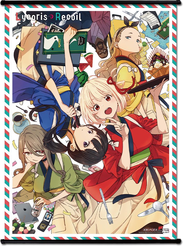 Lycoris Recoil | Main Characters - Key Art | Wall Scroll