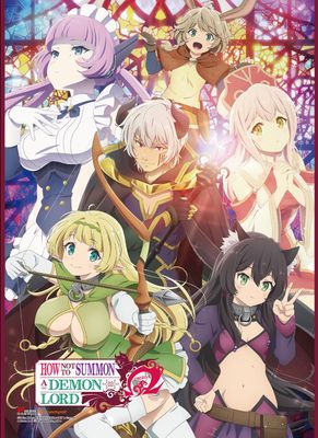 How Not To Summon A Demon Lord - S2 | Main Characters - Key Art | Wall Scroll