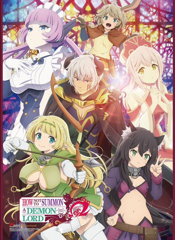 How Not To Summon A Demon Lord - S2 | Main Characters - Key Art | Wall Scroll
