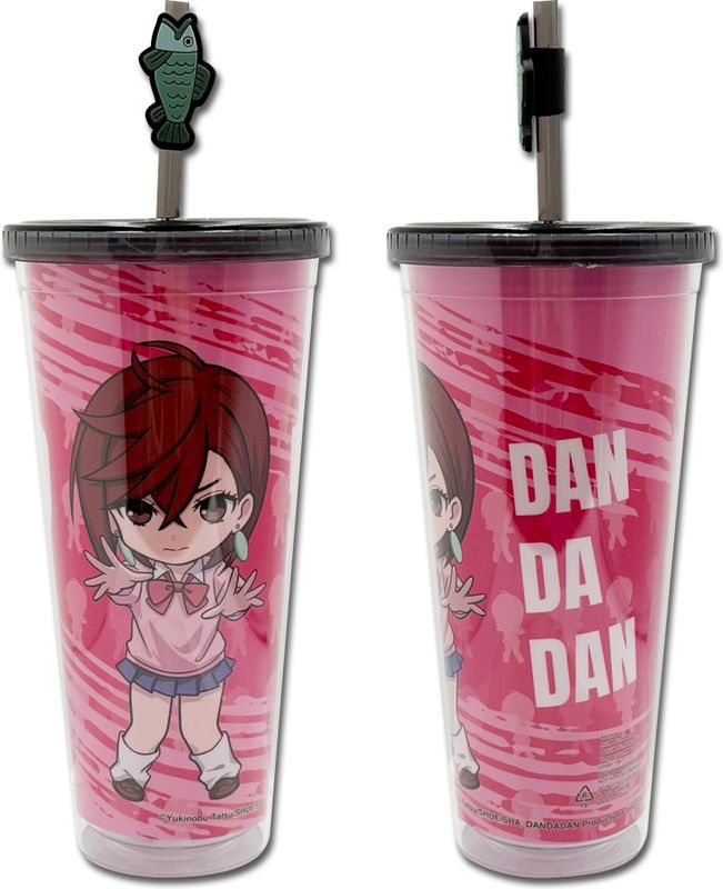 Dandadan | Momo Ayase (Chibi) | Tumbler With Straw & Charms