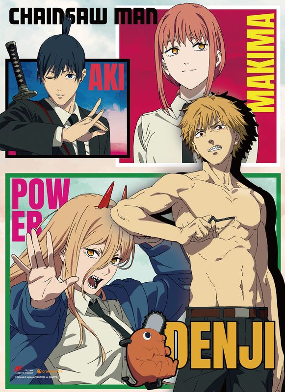 Chainsaw Man | Main Characters | Wall Scroll