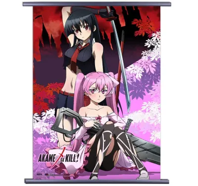 Akame Ga Kill | Akame & Mine | 18+ Wall Scroll