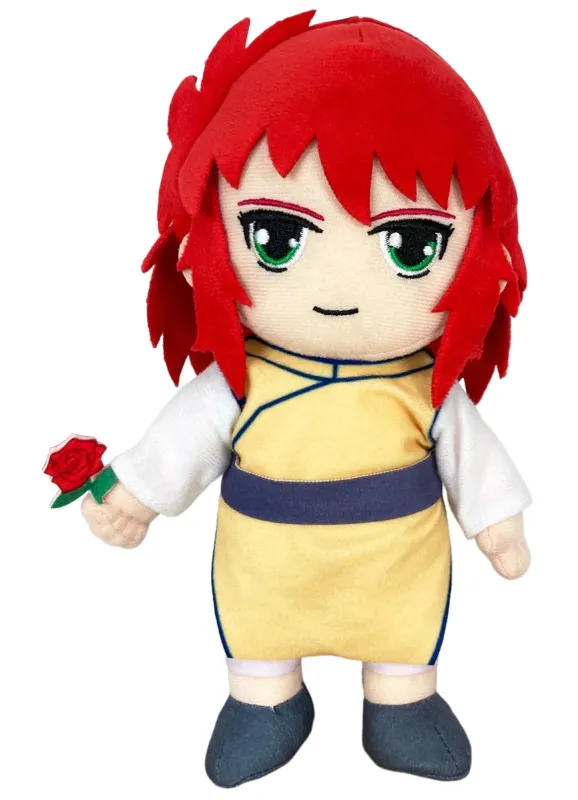 Yu Yu Hakusho | Yoko Kurama - Holding A Rose | 8'' Adjustable Plush