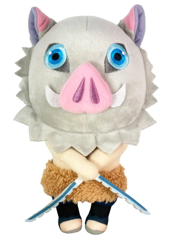 Demon Slayer | Inosuke Hashibira - Crossing His Twin Swords | 8'' Plush