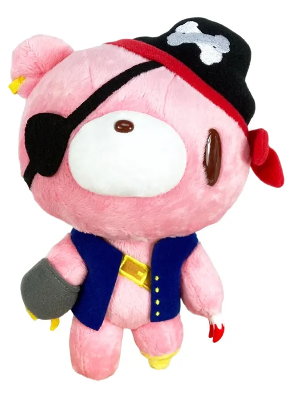 Gloomy Bear | Gloomy Bear - Pirate Costume | 8'' Plush