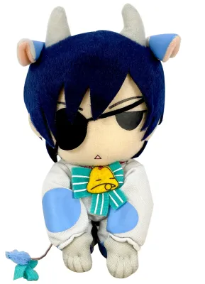 Black Butler | Ciel Phantomhive (SD) - Cow Costume | 7.5'' Sitting Plush