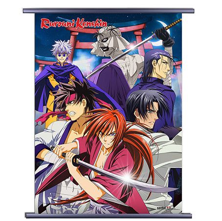 Rurouni Kenshin | Main Characters | Wall Scroll