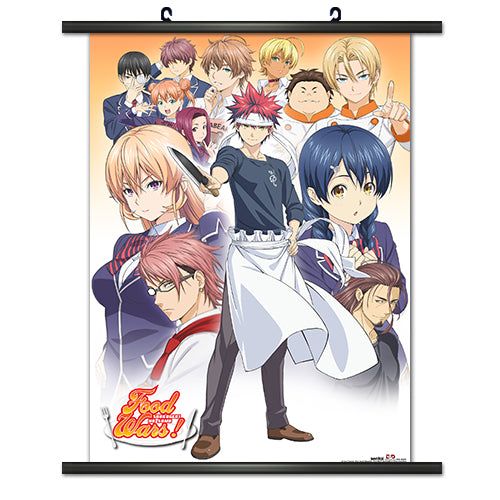 Food Wars | Main Characters | Wall Scroll