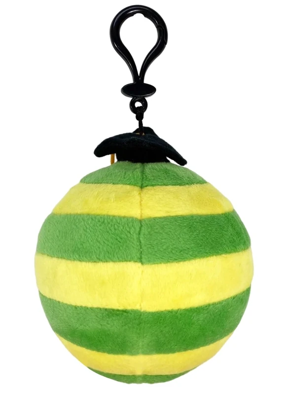 Assassination Classroom | Koro-sensei's Head (Green Stripes) | Plush Keychain