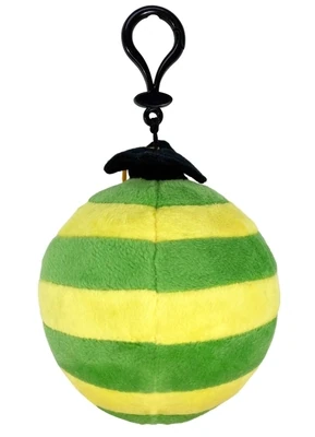 Assassination Classroom | Koro-sensei's Head (Green Stripes) | Plush Keychain
