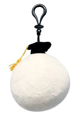 Assassination Classroom | Koro-sensei's Head (White) | Plush Keychain