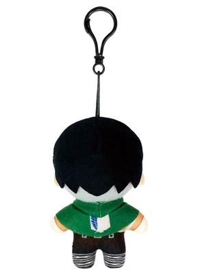 Attack On Titan (Manga) | Levi Ackerman (Chibi) - Survey Corps Uniform | Plush Keychain